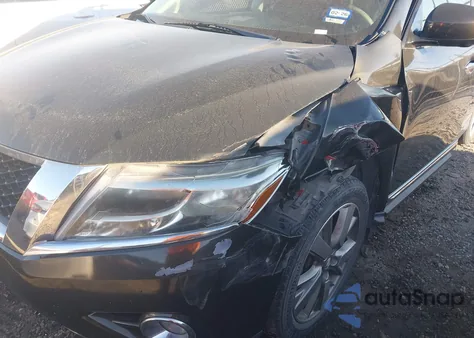 2015 Nissan Pathfinder Platinum z USA, uszkodzony, nr VIN 5N1AR2MN8FC706888